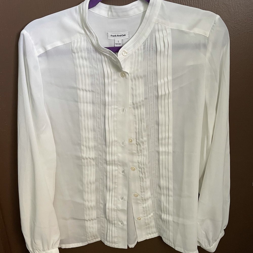 White Long Sleeve Blouse